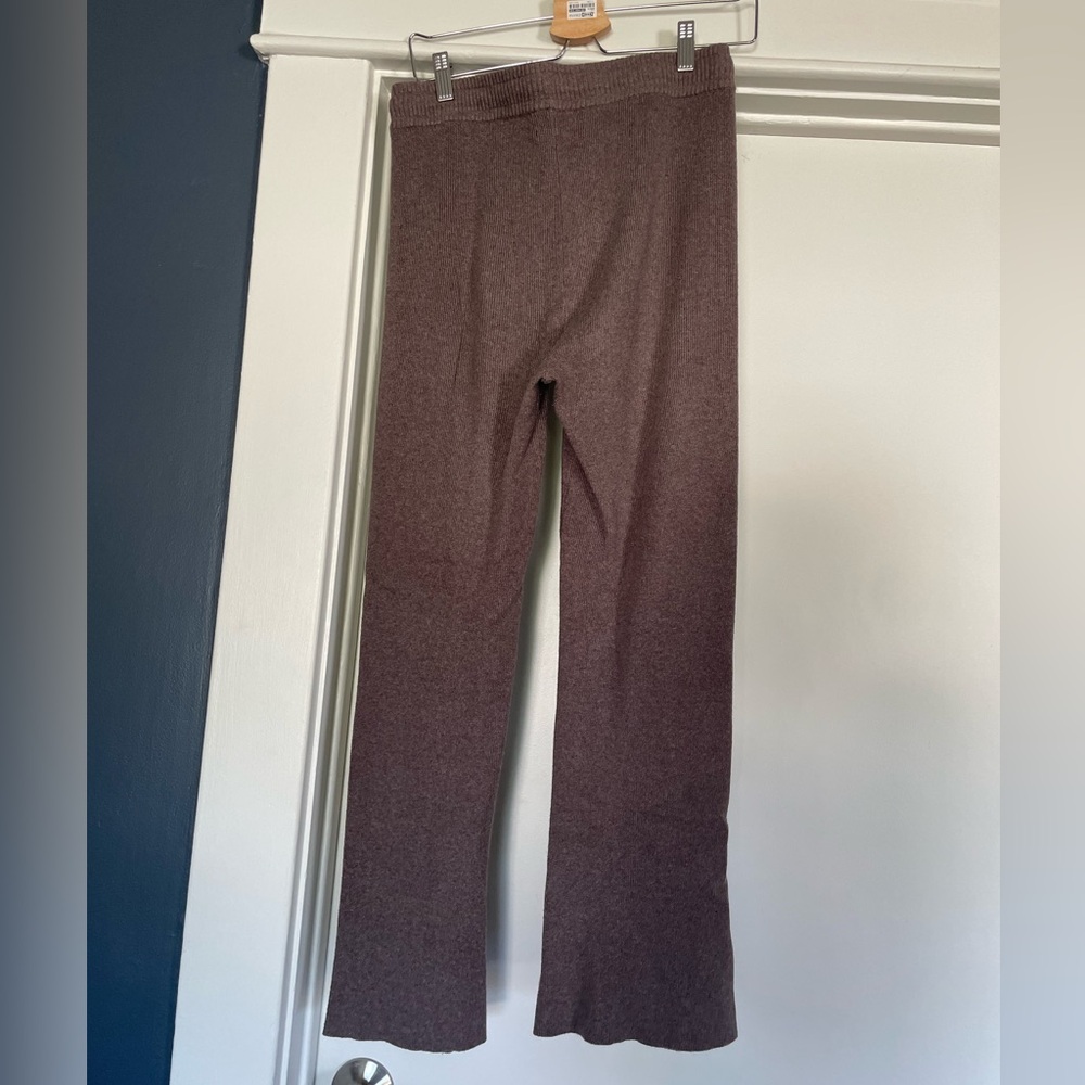 Monrow Cashmere/Cotton Knit Drawstring Pants - Picture 8 of 10